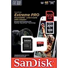 Sandisk 512GB MicroSDXC Extreme Pro 200MB/s Hafıza Kartı