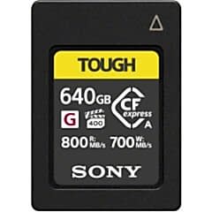 Sony CEA-G640T 640GB Tough CFExpress Type-A Hafıza Kartı