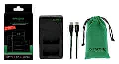 Patona 161924 Premium LP-E6 Canon İkili USB-C Şarj Cihazı + PD20W Adaptör