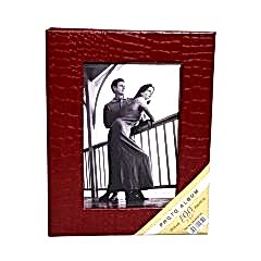 ACR 13x18cm Pencereli Deri Albüm 100'lük (Kırmızı)