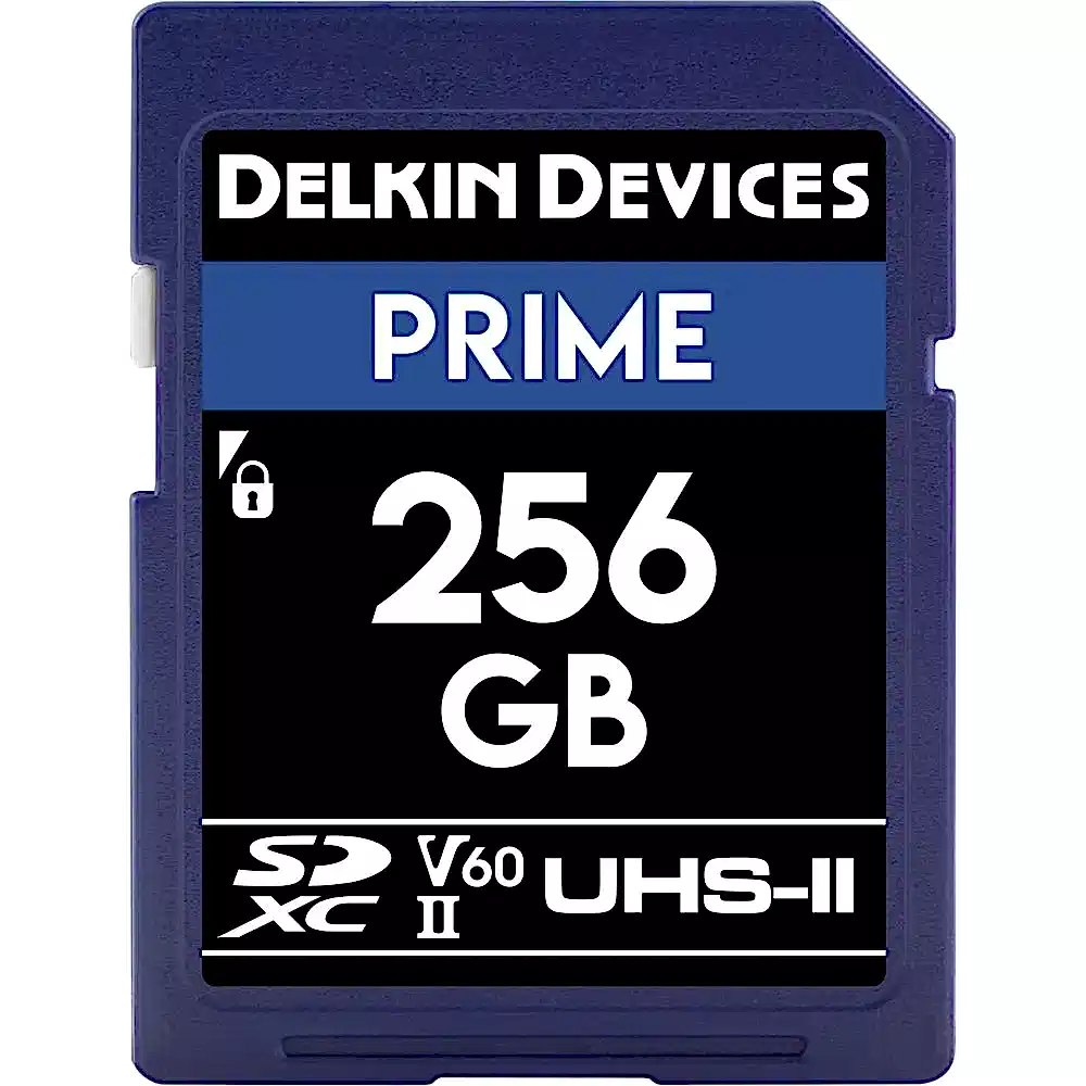 Delkin Devices 256GB Prime SDXC UHS-II 280MB/s V60 (Paketsiz)