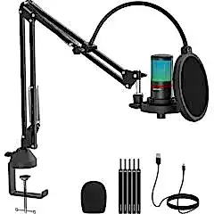 Neewer CM-25 Podcast USB Mikrofon Seti