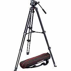 Manfrotto MVK500AM Telescopic Twin Leg System Video Tripod