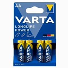 Varta AA Longlife Power 4'lü Alkalin Kalem Pil (SKT: 12-2032)
