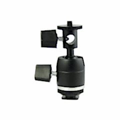 Fancier FMH-05 Flaş Kızağı İçin Mini Ball Head