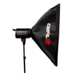 Tolifo EF 60w Led Video Işığı 2'li Soft Box'lı Çantalı set