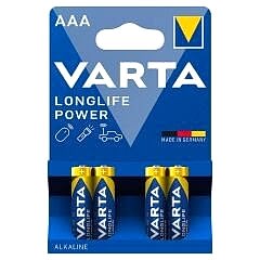 Varta AAA Longlife Power 4'lü Alkalin Kalem Pil (SKT: 12-2031)