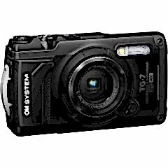 OM System Tough TG-7 Sualtı Fotoğraf Makinası (Siyah)