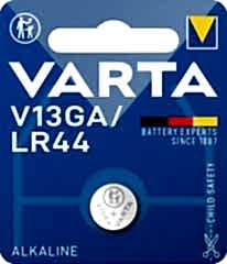 Varta V13GA LR44 Alkalin Pil (SKT: 12-2026)