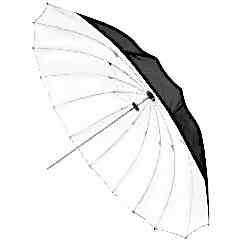 Life 130cm Dış Siyah İç Beyaz Diffuserli Şemsiye