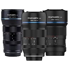 Sirui Anamorphic Lens Seti (24mm / 35mm / 50mm) MFT