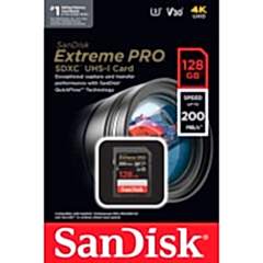 Sandisk 128GB SDXC Extreme Pro 200MB/s Hafıza Kartı