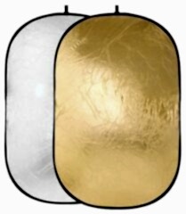 Life 2in1 Gümüş/Altın Elips Reflektör 102x153cm