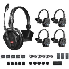 Synco XTalk X5 Kablosuz Intercom Sistemi 5 Kulaklıklı (2.4 GHz)