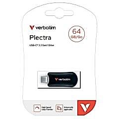 Verbatim Plectra 64GB USB-C 3.2 Flash Drive