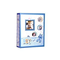 ACR 10x15cm Boy 200'lük Pencereli Bebek Albümü (Mavi)