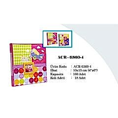 ACR 10x15cm Pencereli Bebek Albümü 180'lik (Mavi Kutu)