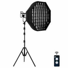 GVM PR150DBi-Color LED Video Işığı Ayaklı Softbox Set