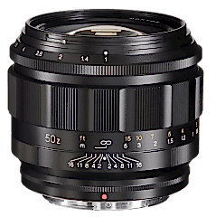 Voigtländer lens F1.0/50mm Z-mount NOKTON
