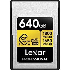 Lexar 640GB Gold 1800MB/s CFexpress 4.0 Type-A Hafıza Kartı