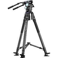 Sirui SVS75 Rapid-System Karbon Fiber Video Tripod Kiti (SVH15 Kafa ile)